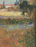 Vincent Van Gogh Flowering Garden (nn04) USA oil painting reproduction